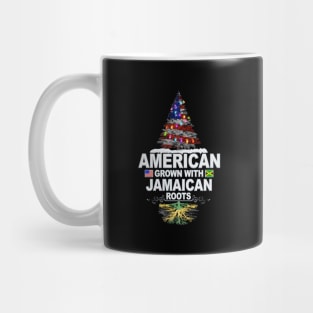 Christmas Tree  American Grown With Jamaican Roots - Gift for Jamaican From Jamaica Mug